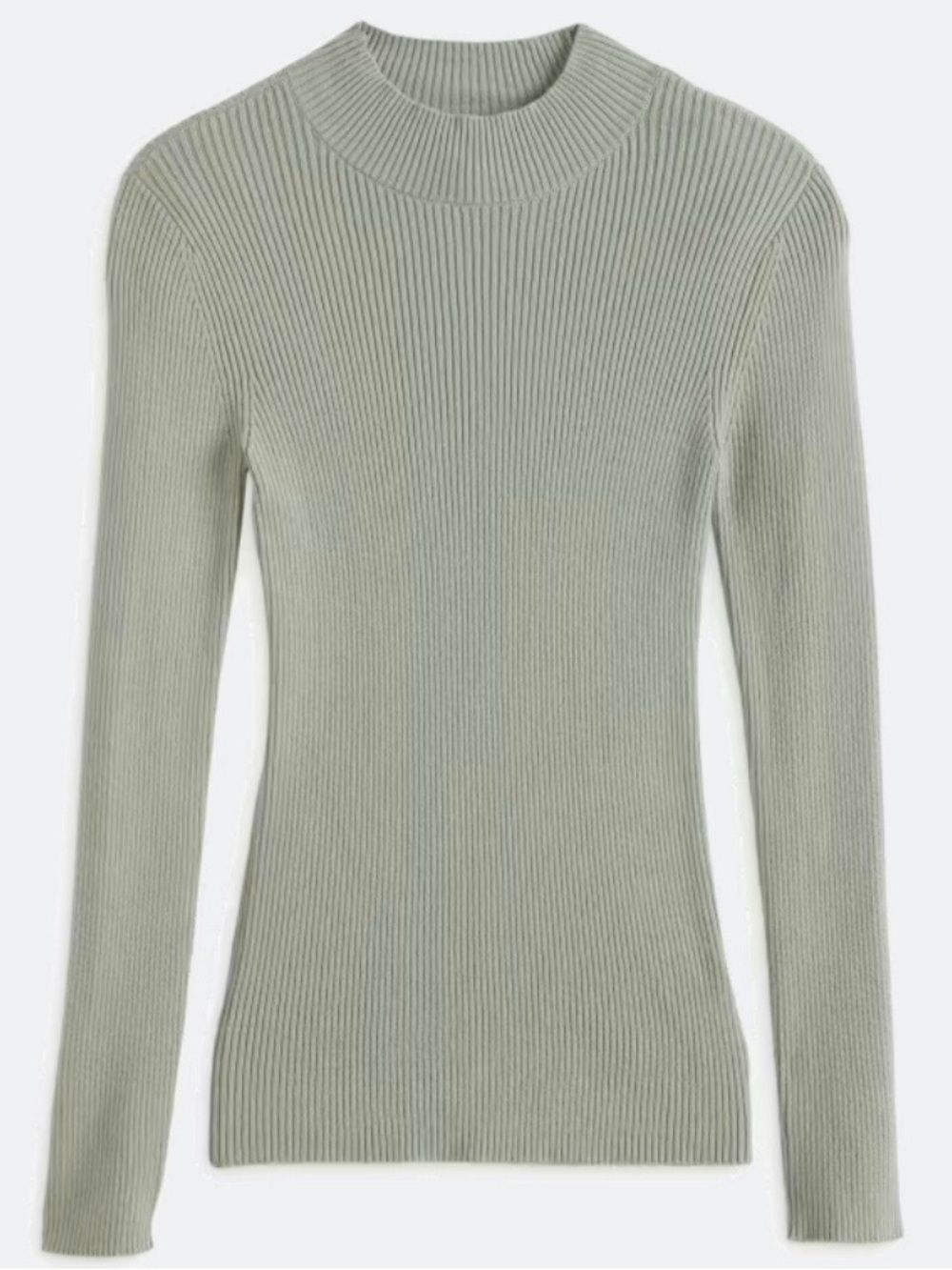 Sage Green Mock Neck Sweater